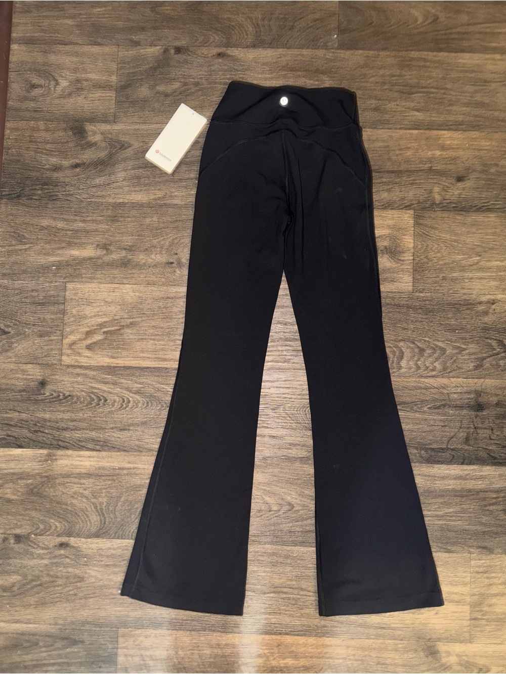 NWT Lululemon Size 4 Groove Nulu High Rise Black Flared Leggings Regular 32.5" - Picture 8 of 9